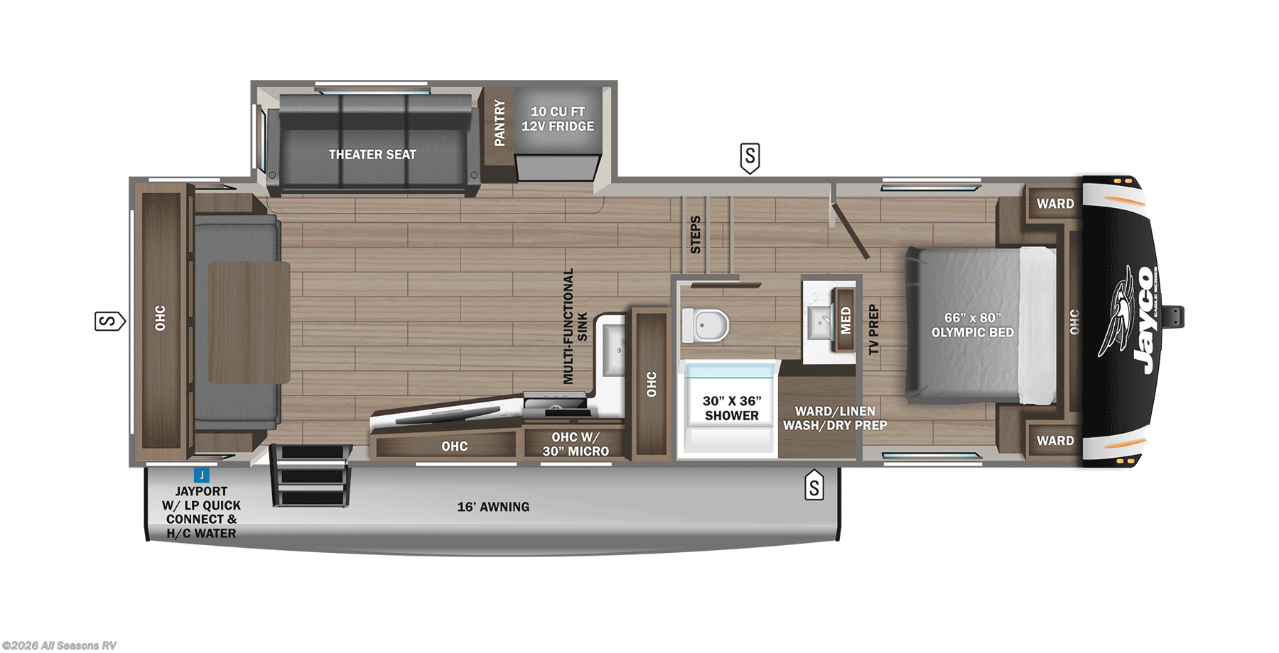 2026 Eagle HT 25RUC by Jayco from All Seasons RV in Muskegon, Michigan