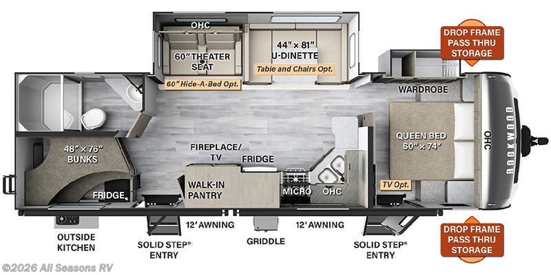 2024 Forest River Rockwood Ultra Lite 2706WS - New Travel Trailer For Sale by All Seasons RV in Muskegon, Michigan