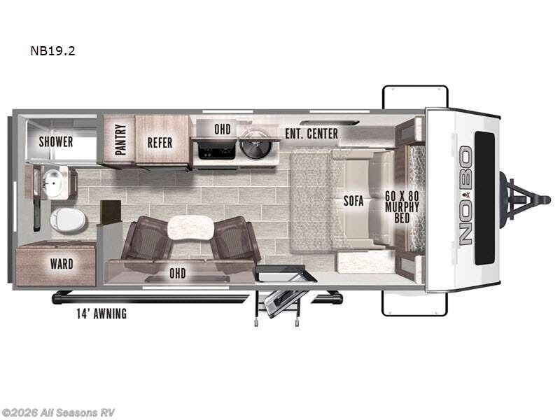 2022 No Boundaries NB19.2 by Forest River from All Seasons RV in Muskegon, Michigan