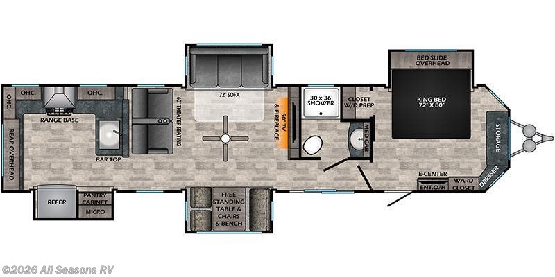 2023 CrossRoads Hampton HP380RKS - New Destination Trailer For Sale by All Seasons RV in Muskegon, Michigan