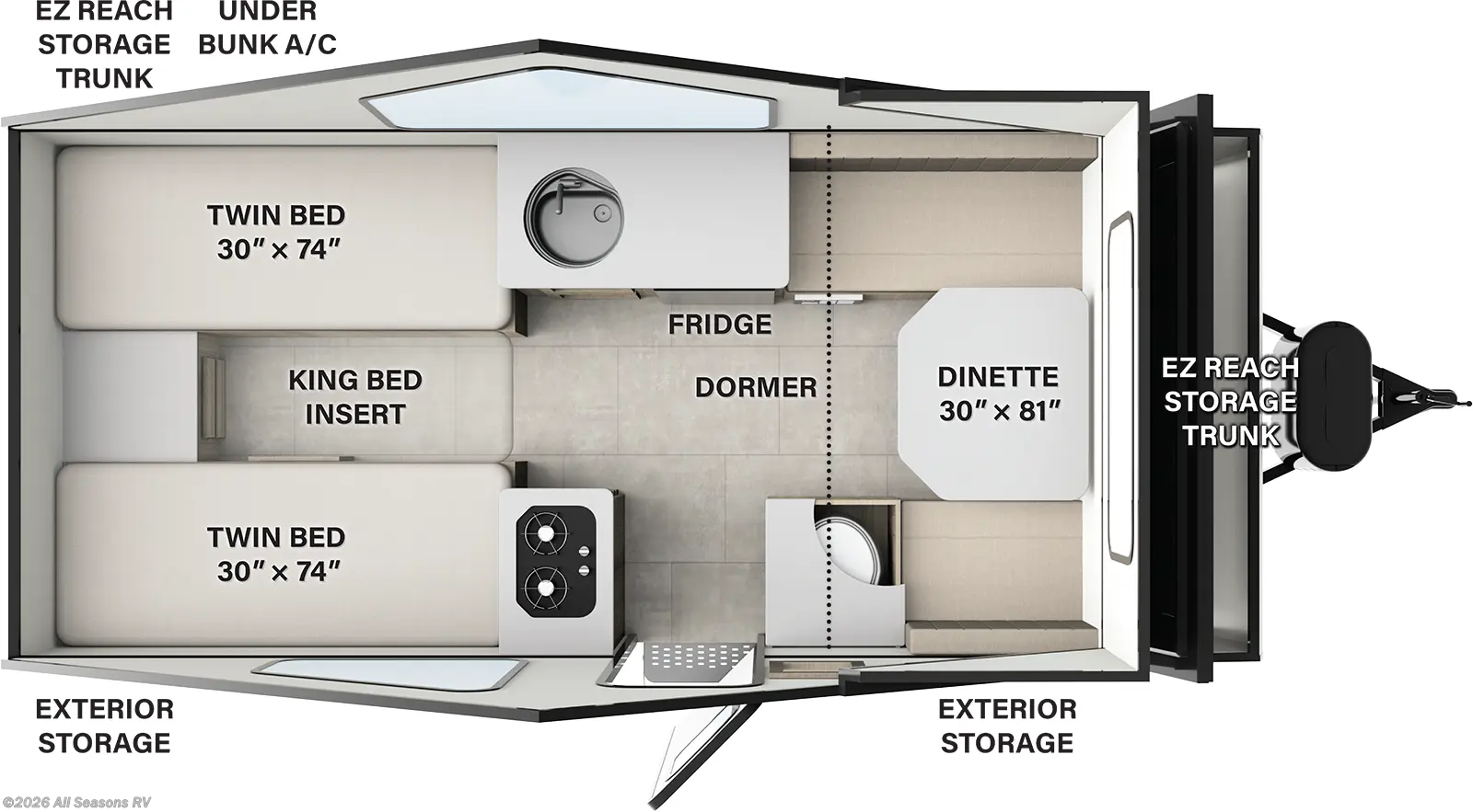 2026 Forest River Rockwood Hardside A213HS - New Popup For Sale by All Seasons RV in Muskegon, Michigan
