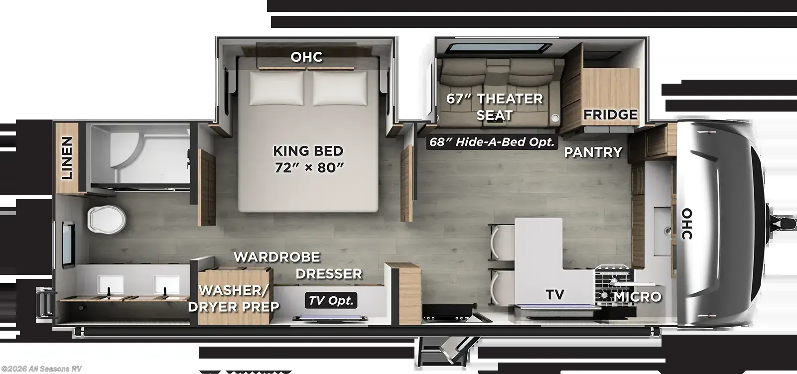 2027 Forest River Rockwood Ultra Lite 2623MBR - New Travel Trailer For Sale by All Seasons RV in Muskegon, Michigan