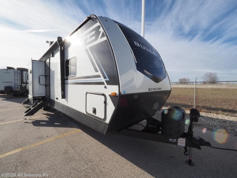 2026 Bullet Premium 330BKQ by Keystone from All Seasons RV in Muskegon, Michigan