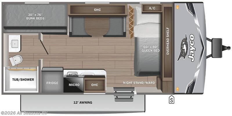2025 Jayco Jay Flight SLX 175BH - Used Travel Trailer For Sale by All Seasons RV in Muskegon, Michigan