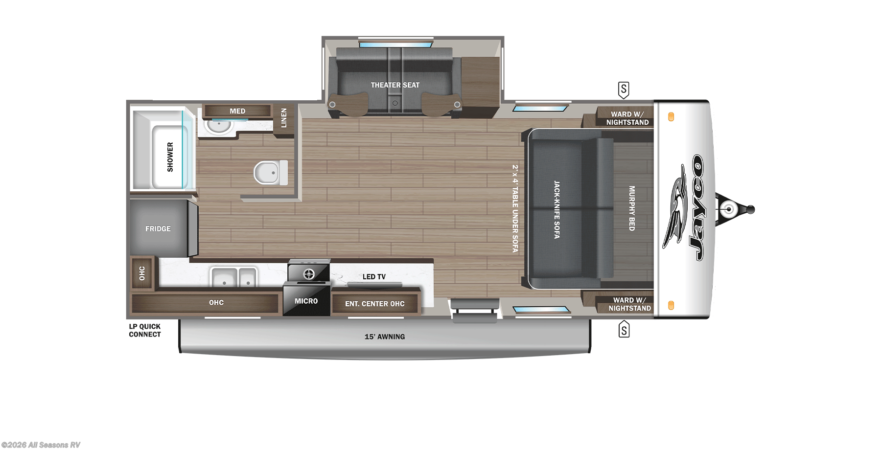 2027 Jay Feather 19MRK by Jayco from All Seasons RV in Muskegon, Michigan