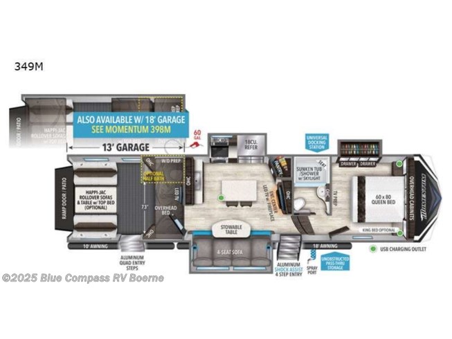 Wdbyvxeygtsm5m 2022 Grand Design Momentum M-Class 398m