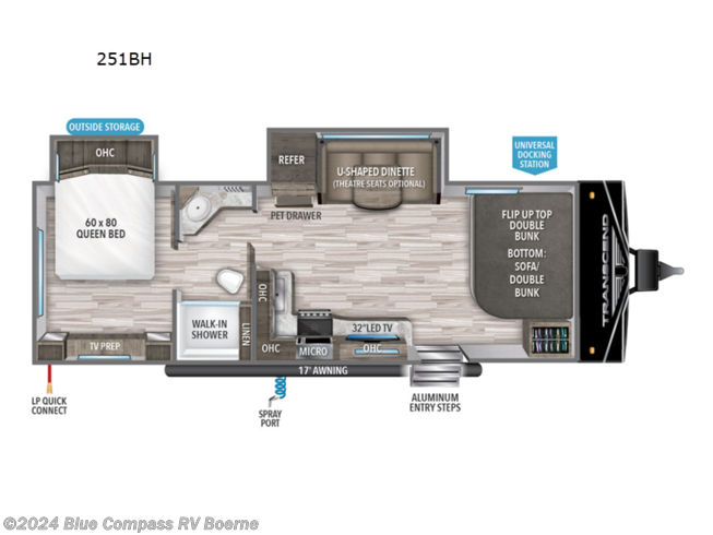 2024 Grand Design Transcend Xplor 251BH - New Travel Trailer For Sale by Blue Compass RV Boerne in Boerne, Texas