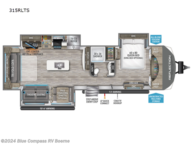 2024 Grand Design Reflection 315RLTS - New Travel Trailer For Sale by Blue Compass RV Boerne in Boerne, Texas