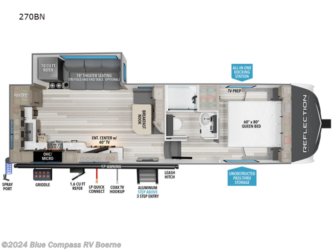 2024 Grand Design Reflection 150 Series 270BN - New Fifth Wheel For Sale by Blue Compass RV Boerne in Boerne, Texas
