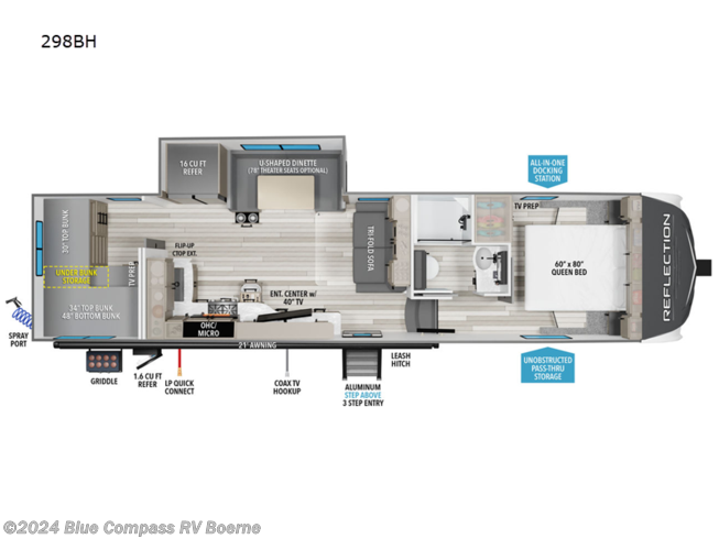 2024 Grand Design Reflection 150 Series 298BH - New Fifth Wheel For Sale by Blue Compass RV Boerne in Boerne, Texas