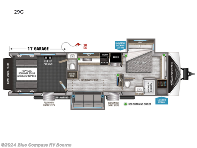 2024 Grand Design Momentum G-Class 29G - New Toy Hauler For Sale by Blue Compass RV Boerne in Boerne, Texas
