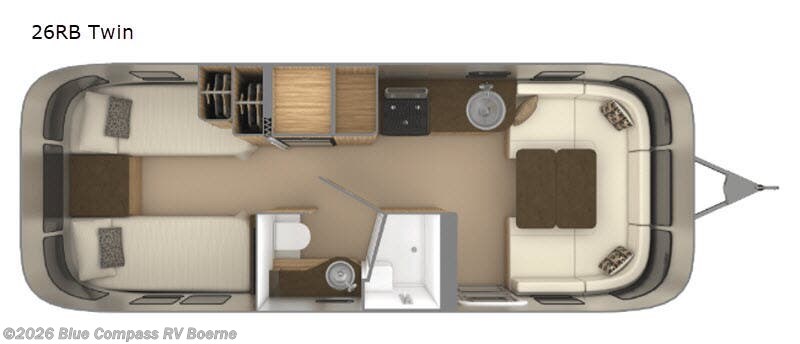 2019 Airstream Flying Cloud 26RB Twin - Used Travel Trailer For Sale by Blue Compass RV Boerne in Boerne, Texas