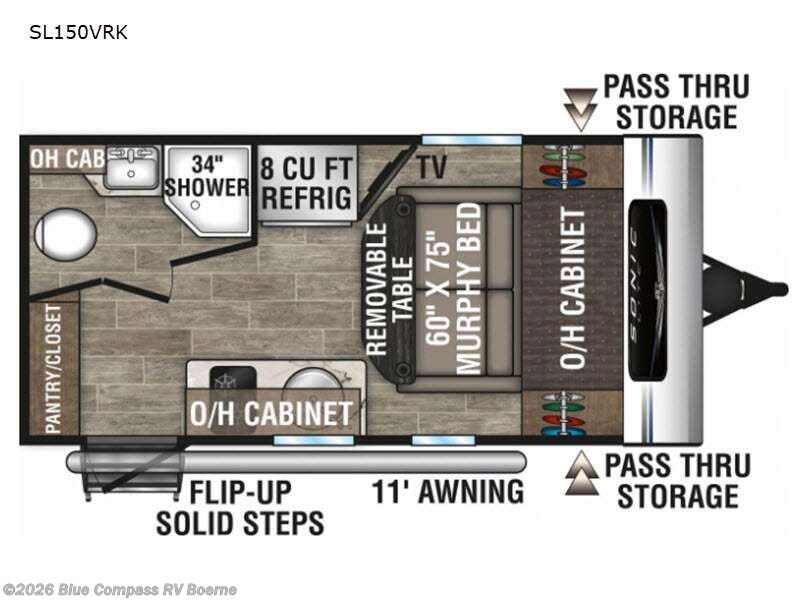 2021 Venture RV Sonic Lite SL150VRK - Used Travel Trailer For Sale by Blue Compass RV Boerne in Boerne, Texas