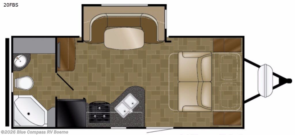 2017 Heartland North Trail 20FBS - Used Travel Trailer For Sale by Blue Compass RV Boerne in Boerne, Texas features Slideout