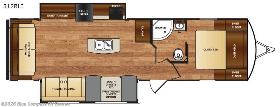 2017 Forest River Wildcat 312RLI - Used Travel Trailer For Sale by Blue Compass RV Boerne in Boerne, Texas features Slideout