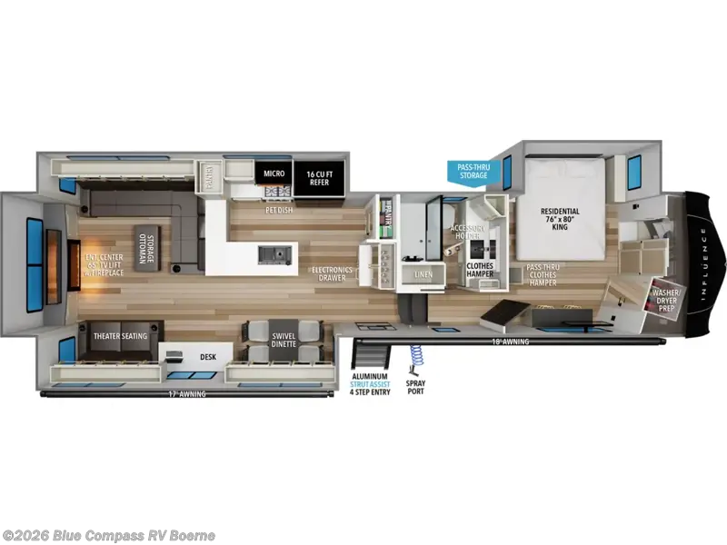 2027 Grand Design Influence 3705RD - New Fifth Wheel For Sale by Blue Compass RV Boerne in Boerne, Texas