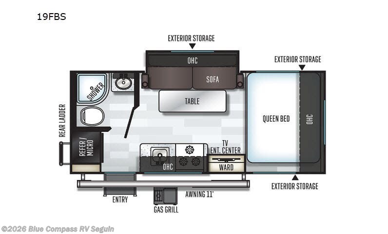 2019 Forest River Rockwood Geo Pro 19FBS RV for Sale in Seguin, TX ...