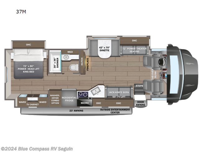2024 Jayco Seneca 37M - New Class C For Sale by Blue Compass RV Seguin in Seguin, Texas