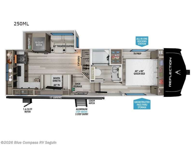 2026 Grand Design Reflection 150 Series 250ML - New Fifth Wheel For Sale by Blue Compass RV Seguin in Seguin, Texas features Slideout