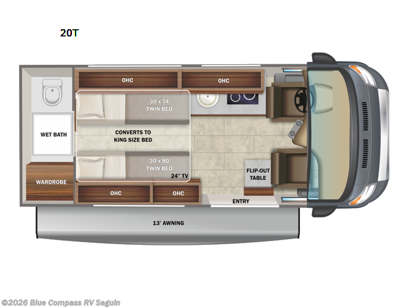 2022 Jayco Swift 20T - Used Class B For Sale by Blue Compass RV Seguin in Seguin, Texas