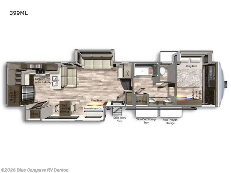 2022 Dutchmen Yukon 399ML - Used Fifth Wheel For Sale by Blue Compass RV Denton in Denton, Texas features Slideout