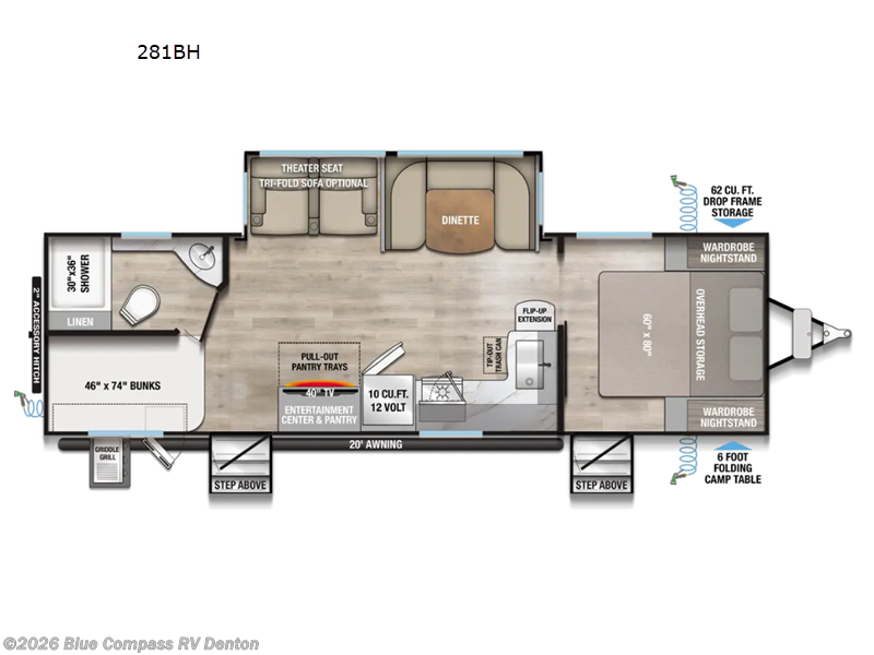 2027 Alliance RV Delta 281BH - New Travel Trailer For Sale by Blue Compass RV Denton in Denton, Texas features Slideout