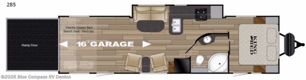 2017 Heartland Torque XLT T285 - Used Toy Hauler For Sale by Blue Compass RV Denton in Denton, Texas features Slideout