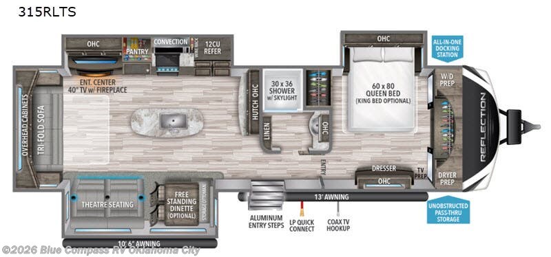 2020 Grand Design Reflection 315RLTS RV for Sale in Norman, OK 73072 ...