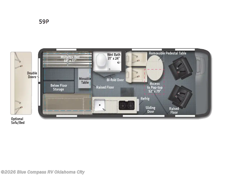 2024 Winnebago Solis 59P - Used Class B For Sale by Blue Compass RV Oklahoma City in Norman, Oklahoma
