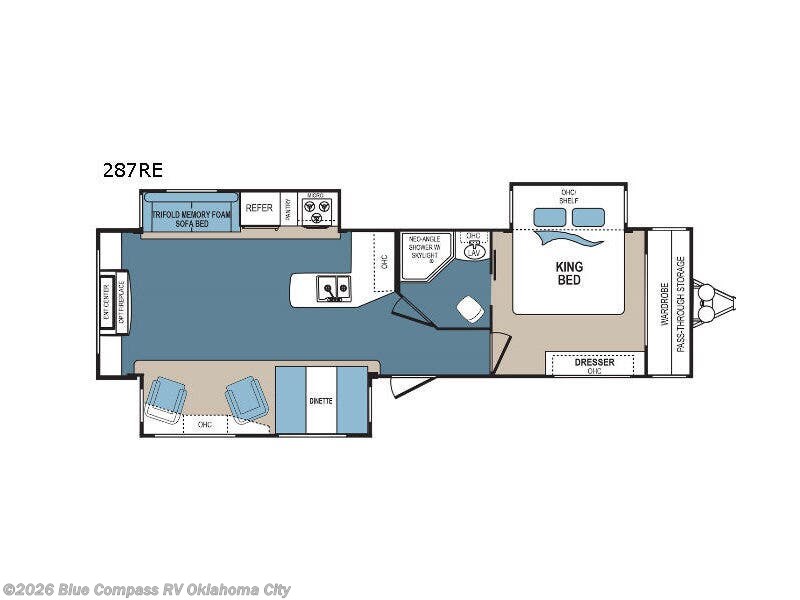 2017 Dutchmen Denali 287RE - Used Travel Trailer For Sale by Blue Compass RV Oklahoma City in Norman, Oklahoma features Slideout