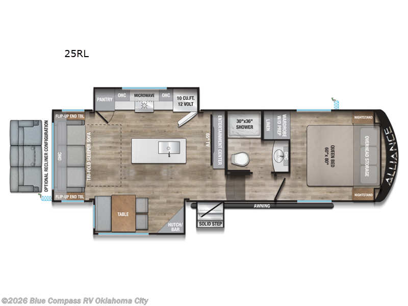 2026 Alliance RV Avenue All-Access 25RL - New Fifth Wheel For Sale by Blue Compass RV Oklahoma City in Norman, Oklahoma features Slideout