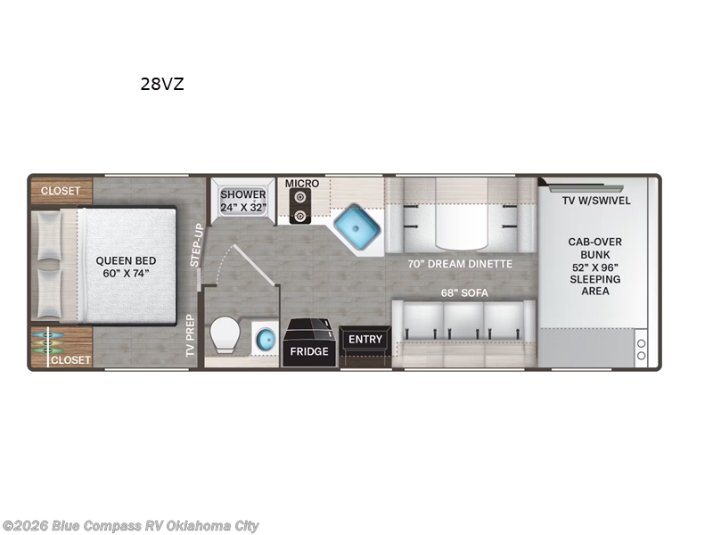 2026 Thor Motor Coach Geneva 28VZ Chevy - New Class C For Sale by Blue Compass RV Oklahoma City in Norman, Oklahoma
