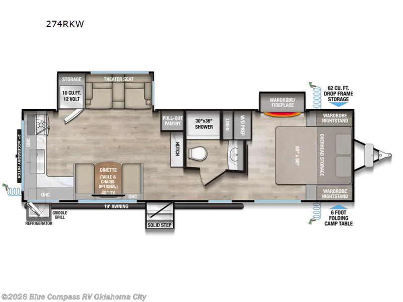 2027 Alliance RV Delta 274RKW - New Travel Trailer For Sale by Blue Compass RV Oklahoma City in Norman, Oklahoma features Slideout