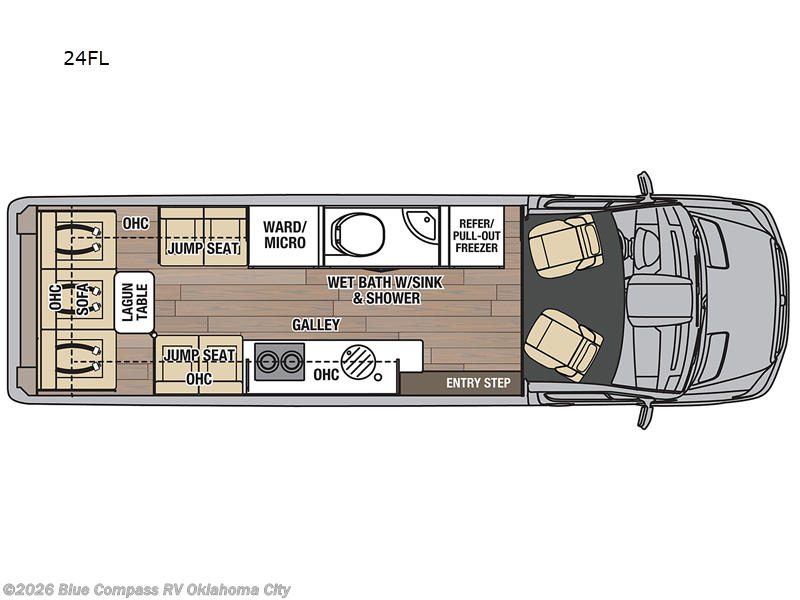 2022 Coachmen Galleria 24FL - Used Class B For Sale by Blue Compass RV Oklahoma City in Norman, Oklahoma