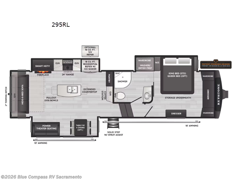 2026 Keystone Montana High Country 295RL - New Fifth Wheel For Sale by Blue Compass RV Sacramento in Rancho Cordova, California features Slideout