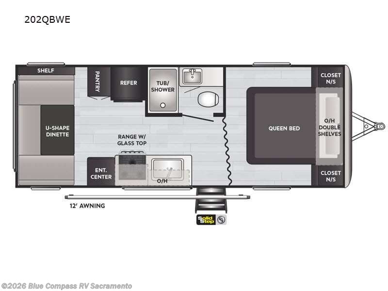 2022 Keystone Springdale West 202QB - Used Travel Trailer For Sale by Blue Compass RV Sacramento in Rancho Cordova, California