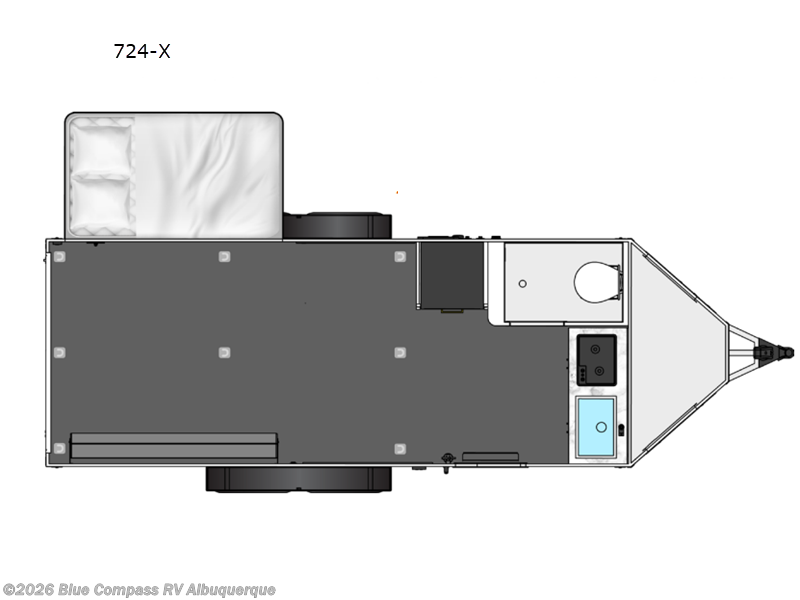 2026 inTech Black Wing 724-X - New Toy Hauler For Sale by Blue Compass RV Albuquerque in Albuquerque, New Mexico