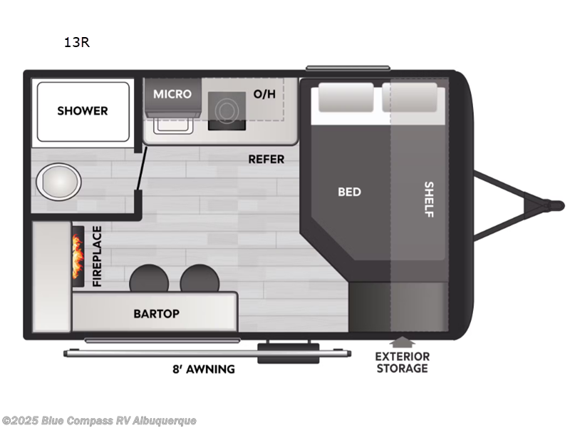 2026 Keystone Coleman 13R - Used Travel Trailer For Sale by Blue Compass RV Albuquerque in Albuquerque, New Mexico