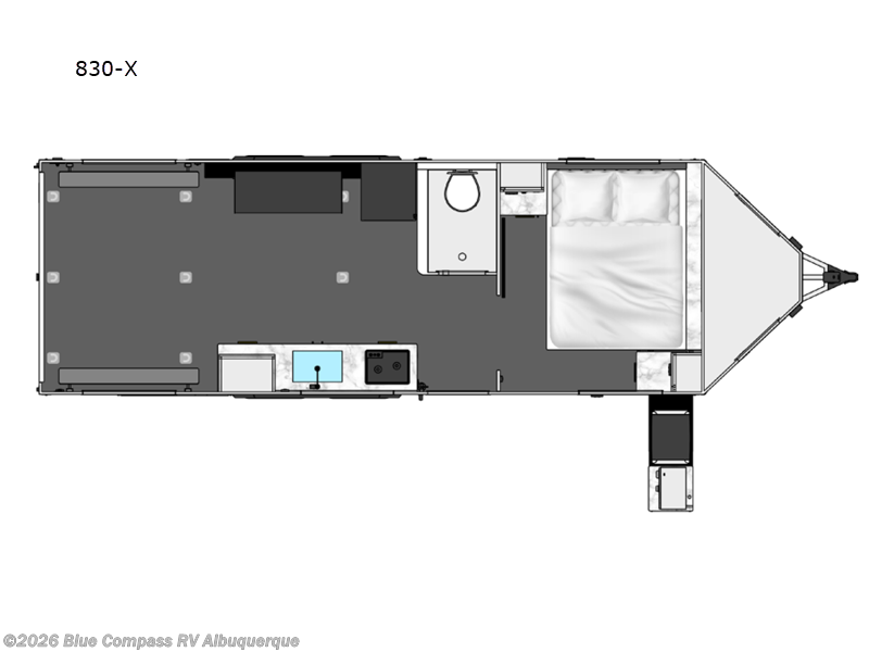 2026 inTech Black Wing 830-X - New Toy Hauler For Sale by Blue Compass RV Albuquerque in Albuquerque, New Mexico