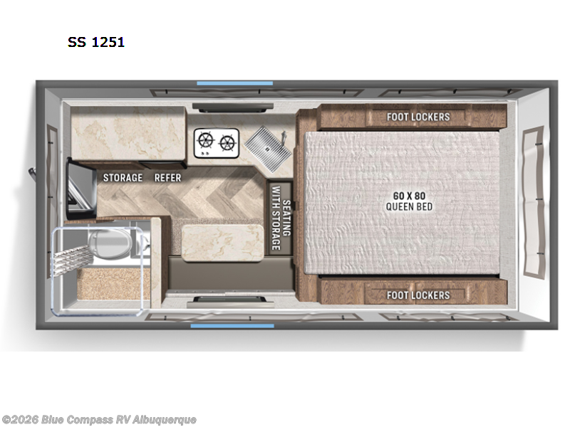 2022 Forest River Backpack Edition SS.1251 - Used Truck Camper For Sale by Blue Compass RV Albuquerque in Albuquerque, New Mexico