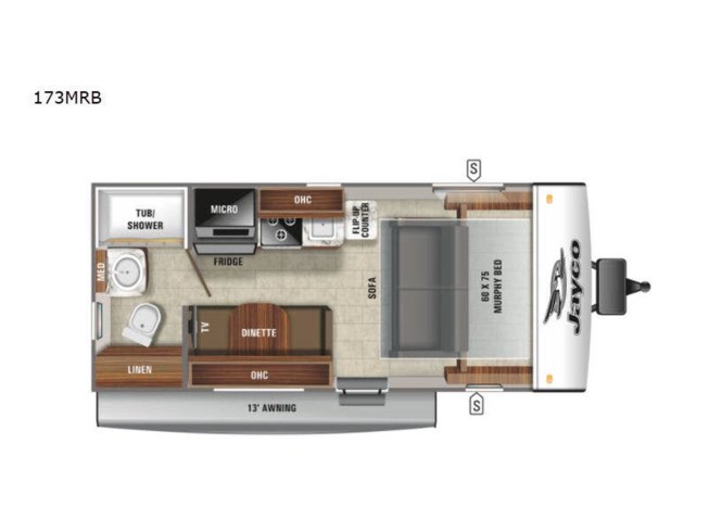 New 2022 Jayco Jay Feather Micro 173MRB available in Souderton, Pennsylvania