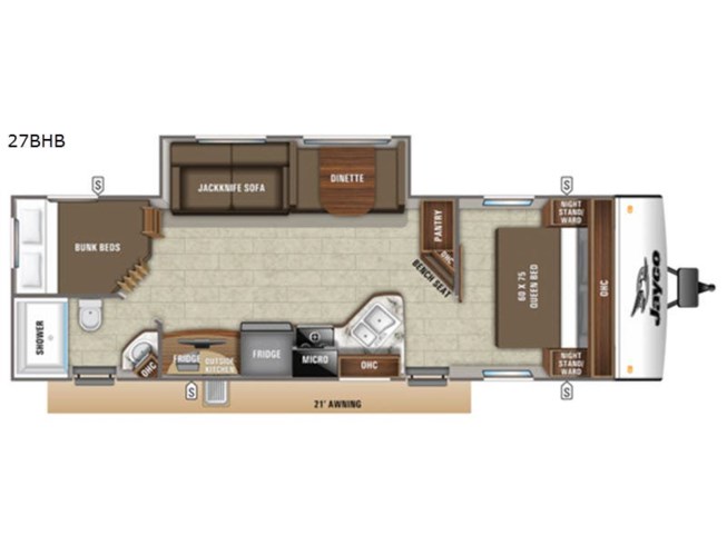 New 2022 Jayco Jay Feather 27BHB available in Souderton, Pennsylvania