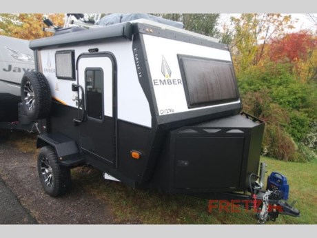 &lt;h2&gt;New 2023 Ember Overland Micro ROK Travel Trailer Camper for Sale at Fretz RV&lt;/h2&gt; &lt;p&gt;&#160;&lt;/p&gt; &lt;p&gt;This unit includes Overland Package, CURT Independent Suspension Package, EuroWindow Package, Off-Grid Solar Package, Safety First Package, Truma Combi, sidewall mount 8K BTU A/C, Thule Roof Rack System, outside griddle, Thule Tepui roof top tent &amp; RVIA Seal.&lt;/p&gt; &lt;p&gt;&#160;&lt;/p&gt; &lt;p&gt;&lt;strong&gt;Ember RV Overland Micro Series ROK travel trailer highlights:&lt;/strong&gt;&lt;/p&gt; &lt;ul&gt; &lt;li&gt;Outside Kitchen&lt;/li&gt; &lt;li&gt;Futon Sofa&lt;/li&gt; &lt;li&gt;Mobile Desk/Table&lt;/li&gt; &lt;li&gt;Pass-Through Storage&lt;/li&gt; &lt;/ul&gt; &lt;p&gt;&#160;&lt;/p&gt; &lt;p&gt;Experience off-road adventure with the rugged and versatile New 2023 Ember Overland Micro ROK Travel Trailer. Designed for outdoor enthusiasts, this compact camper offers durability, functionality, and a spacious interior. With its off-grid capabilities, comfortable sleeping areas, and well-equipped kitchen, the Micro ROK is perfect for exploring remote destinations. Visit our website to learn more about this exciting travel trailer!&lt;/p&gt; &lt;p&gt;&#160;&lt;/p&gt; &lt;p&gt;If you desire camping in the woods with your favorite person then you need this travel trailer! You can rest up each night on the&#160;&lt;strong&gt;futon sofa&lt;/strong&gt;&#160;with an overhead shelf and nightstand nearby to set your glass of water. There is also a wardrobe to keep your clothes looking nice and a&#160;&lt;strong&gt;mobile desk/table&lt;/strong&gt;&#160;to get some work done or eat a meal that you prepared with the rear outdoor kitchen. You even have a Camco DC&#160;12V/AC 110V portable&#160;&lt;strong&gt;75- liter refrigerator/cooler/freezer&lt;/strong&gt;&#160;to keep your perishables fresh and a 12V HDTV with a built-in Bluetooth soundbar AV system to crank up the tunes while you cook. The front exterior not only has a&#160;&lt;strong&gt;lockable&lt;/strong&gt;&#160;&lt;strong&gt;gear box&lt;/strong&gt;, but also a pass-through storage area for all of your camping essentials!&lt;/p&gt; &lt;p&gt;&#160;&lt;/p&gt; &lt;p&gt;Head to the great outdoors in one of these Ember RV Overland Micro Series travel trailers! The&#160;&lt;strong&gt;CURT independent suspension&lt;/strong&gt;&#160;comes with heavy-duty coil springs with dual shock absorbers on each wheel. With a heavy-duty&#160;&lt;strong&gt;off-road tube steel frame&lt;/strong&gt;&#160;and five sided aluminum construction, you can be sure they will hold up for every adventure. You can go to the campsite or go off the grid with Go Power!&#174;&#160;&lt;strong&gt;190W rooftop solar panel&lt;/strong&gt;, 30 amp solar controller, and 1,000W Pure Sine wave inverter. Your units vitals will be protected by the enclosed radiant barrier underbelly and you will be protected by the&#160;&lt;strong&gt;manual Thule&#174; outland awning&lt;/strong&gt;. Keep the dirt outside where it belongs with the outside shower, but there&#39;s no need to worry if some is tracked inside thanks to the easy to clean Shaw flooring. Come choose your favorite model today!&lt;/p&gt; &lt;p&gt;&#160;&lt;/p&gt; &lt;p&gt;We are a premier dealer for all 2022, 2023, 2024 and 2025&#160;Winnebago Minnie, Micro, M-Series, Access, Voyage, Hike, 100, FLX, Flex, Jayco Jay Flight, Eagle, HT, Jay Feather, Micro, White Hawk, Bungalow, North Point, Pinnacle, Talon, Octane, Seismic, SLX, OPUS, OP4, OP2, OP15, OPLite, Air Off Road, and TAXA Outdoors, Habitat, Overland, Cricket, Tiger Moth, Mantis, Ember RV Touring and Skinny Guy Truck Campers.&#160;So, if you are in the York, Harrisburg, Lancaster, Philadelphia, Allentown, New Jersey, Delaware New York, or Maryland regions; stop by and browse our huge RV inventory today.&#160;Fretz RV has been a Jayco Dealer Partner for over 40 years, Winnebago Dealer Partner for over 30 Years.&lt;/p&gt; &lt;p&gt;&#160;&lt;/p&gt; &lt;p&gt;These campers come in as Travel Trailers, Fifth 5th Wheels, Toy Haulers, Pop Ups, Hybrids, Tear Drops, and Folding Campers. These Brands are at the top of their class. Camper floorplans come with anywhere between zero to 5 slides. Most can be pulled with a &#189; ton truck, SUV or Minivan. If you are not sure if you can tow certain weights, you can contact us or you can get tow ratings from Trailer Life towing guide.&lt;/p&gt; &lt;p&gt;We also carry used and Certified Pre-owned brands like Forest River, Salem, Wildwood, &#160;TAB, TAG, NuCamp, Cherokee, Coleman, R-Pod, A-Liner, Dutchmen, Keystone, KZ, Grand Design, Reflection, Imagine, Passport, Lance, Solitude, Freedom Lite, Express, Flagstaff, Rockwood, Montana, Passport, Little Guy, Coachmen, Catalina, Cougar, &#160;Sunset Trail, Raptor, Vengeance, Gulf Stream and Airstream, and are always below NADA values. We take all types of trades. When it comes to campers, we are your full-service stop. With over 77 years in business, we have built an excellent reputation in the Recreational Vehicle and Camping industry to our customers as well as our suppliers and manufacturers.&#160;With our participation in the Hershey RV Show every year we can display the newest product with great savings to customers! Besides our online presence, at Fretz RV we have a 12,000 Sq. Ft showroom, a huge RV&#160;Parts, and Accessories store. We have added a 30,000 square foot Indoor Service Facility that opened in the Spring of 2018. We have a full Service and Repair shop with RVIA Certified Technicians. &#160;Financing available. We have RV Insurance through Geico Brown and Brown and Progressive that we can provide instant quotes, RV Warranties through Compass and Protective XtraRide, and RV Rentals. We have detailed videos on RVTrader, RVT, Classified Ads, eBay, RVUSA and Youtube. Like us on Facebook. Check out our great Google and Dealer Rater reviews at Fretz RV. We are located at 3479 Bethlehem Pike,&#160;Souderton,&#160;PA&#160;18964&#160;215-723-3121&#160;&lt;/p&gt; &lt;p&gt;#RV #GoCamping #GoRVing #1 #Used #New #PaDealer #Camping&lt;/p&gt;&lt;ul&gt;&lt;li&gt;Outdoor Kitchen&lt;/li&gt;&lt;/ul&gt;&lt;ul&gt;&lt;li&gt;Overland PackageCURT Independent Suspension PackageOff-Grid Solar PackageSafety First PackageTruma Combi Eco PlusThule Roof RackBlackstone GriddleRVIA SEALThule Tepui Roof Top TentSidewall Mount 8k BTU A/CEuroWindow Package&lt;/li&gt;&lt;/ul&gt;