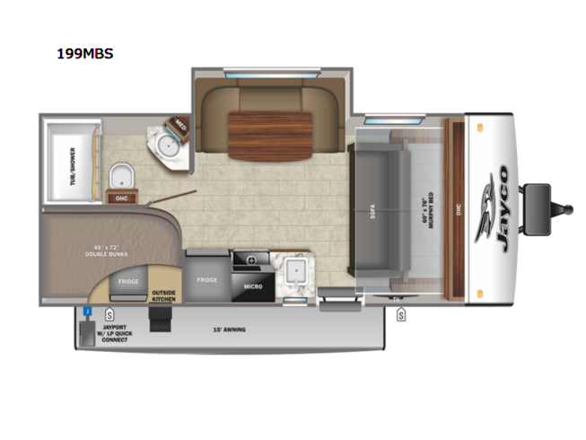 New 2022 Jayco Jay Feather Micro 199MBS available in Souderton, Pennsylvania