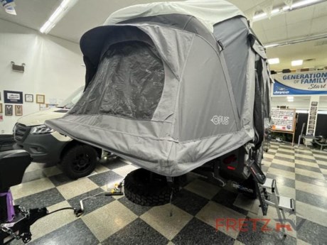 &lt;h2&gt;New 2023 Opus OP4 Pop-Up Folding Camper for Sale at Fretz RV&lt;/h2&gt; &lt;p&gt;&#160;&lt;/p&gt; &lt;p&gt;The Air Opus is a rugged and versatile camping trailer; certainly not your typical pop-up camper. The Air Opus is built in Australia and designed for the rugged “outback” environment. To learn more about the Air Opus camper, please call Fretz RV.&lt;/p&gt; &lt;p&gt;&#160;&lt;/p&gt; &lt;p&gt;This unit includes heater, 63 Quart fridge Classic Series II , porta potti, rooftop&#160; fold over cargo rack, shower, &amp; tongue jack.&lt;/p&gt; &lt;p&gt;&#160;&lt;/p&gt; &lt;p&gt;We are a premier dealer for all 2022, 2023, 2024 and 2025&#160;Winnebago Minnie, Micro, M-Series, Access, Voyage, Hike, 100, FLX, Flex, Jayco Jay Flight, Eagle, HT, Jay Feather, Micro, White Hawk, Bungalow, North Point, Pinnacle, Talon, Octane, Seismic, SLX, OPUS, OP4, OP2, OP15, OPLite, Air Off Road, and TAXA Outdoors, Habitat, Overland, Cricket, Tiger Moth, Mantis, Ember RV Touring and Skinny Guy Truck Campers.&#160;So, if you are in the York, Harrisburg, Lancaster, Philadelphia, Allentown, New Jersey, Delaware New York, or Maryland regions; stop by and browse our huge RV inventory today.&#160;Fretz RV has been a Jayco Dealer Partner for over 40 years, Winnebago Dealer Partner for over 30 Years.&lt;/p&gt; &lt;p&gt;&#160;&lt;/p&gt; &lt;p&gt;These campers come in as Travel Trailers, Fifth 5th Wheels, Toy Haulers, Pop Ups, Hybrids, Tear Drops, and Folding Campers. These Brands are at the top of their class. Camper floorplans come with anywhere between zero to 5 slides. Most can be pulled with a &#189; ton truck, SUV or Minivan. If you are not sure if you can tow certain weights, you can contact us or you can get tow ratings from Trailer Life towing guide.&lt;/p&gt; &lt;p&gt;We also carry used and Certified Pre-owned brands like Forest River, Salem, Wildwood, &#160;TAB, TAG, NuCamp, Cherokee, Coleman, R-Pod, A-Liner, Dutchmen, Keystone, KZ, Grand Design, Reflection, Imagine, Passport, Lance, Solitude, Freedom Lite, Express, Flagstaff, Rockwood, Montana, Passport, Little Guy, Coachmen, Catalina, Cougar, &#160;Sunset Trail, Raptor, Vengeance, Gulf Stream and Airstream, and are always below NADA values. We take all types of trades. When it comes to campers, we are your full-service stop. With over 77 years in business, we have built an excellent reputation in the Recreational Vehicle and Camping industry to our customers as well as our suppliers and manufacturers.&#160;With our participation in the Hershey RV Show every year we can display the newest product with great savings to customers! Besides our online presence, at Fretz RV we have a 12,000 Sq. Ft showroom, a huge RV&#160;Parts, and Accessories store. We have added a 30,000 square foot Indoor Service Facility that opened in the Spring of 2018. We have a full Service and Repair shop with RVIA Certified Technicians. &#160;Financing available. We have RV Insurance through Geico Brown and Brown and Progressive that we can provide instant quotes, RV Warranties through Compass and Protective XtraRide, and RV Rentals. We have detailed videos on RVTrader, RVT, Classified Ads, eBay, RVUSA and Youtube. Like us on Facebook. Check out our great Google and Dealer Rater reviews at Fretz RV. We are located at 3479 Bethlehem Pike,&#160;Souderton,&#160;PA&#160;18964&#160;215-723-3121&#160;&lt;/p&gt; &lt;p&gt;#RV #GoCamping #GoRVing #1 #Used #New #PaDealer #Camping&lt;/p&gt;&lt;ul&gt;&lt;li&gt;Outdoor Kitchen&lt;/li&gt;&lt;li&gt;U Shaped Dinette&lt;/li&gt;&lt;/ul&gt;&lt;ul&gt;&lt;li&gt;HeaterFridgePorta PottiFold Over Cargo RackShower12V Tongue Jacks&lt;/li&gt;&lt;/ul&gt;