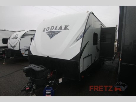 &lt;h2&gt;&lt;strong&gt;Used Pre-Owned 2018 Dutchmen Kodiak 233RBSL Travel Trailer RV Camper for Sale&lt;/strong&gt;&lt;/h2&gt; &lt;p&gt;&#160;&lt;/p&gt; &lt;p&gt;&lt;strong&gt;Dutchmen Kodiak Ultra-Lite travel trailer 233RBSL&#160;highlights:&lt;/strong&gt;&lt;/p&gt; &lt;ul&gt; &lt;li&gt;Private Bedroom&lt;/li&gt; &lt;li&gt;Queen-Size Bed&lt;/li&gt; &lt;li&gt;Rear Bathroom&lt;/li&gt; &lt;li&gt;U-Shaped Dinette&lt;/li&gt; &lt;li&gt;Sleeps Four&lt;/li&gt; &lt;li&gt;Outdoor Kitchen&lt;/li&gt; &lt;/ul&gt; &lt;p&gt;&#160;&lt;/p&gt; &lt;p&gt;Discover the comfort and reliability of the Used Pre-Owned 2018 Dutchmen Kodiak 233RBSL Travel Trailer RV Camper. With its well-maintained interior, functional layout, and outdoor amenities, this travel trailer is perfect for those seeking an affordable option for their adventures. Explore the cozy sleeping area, fully equipped kitchen, and spacious living space. Whether you’re embarking on weekend getaways or long road trips, the Dutchmen Kodiak 233RBSL offers style, convenience, and memories waiting to be made. Get ready to hit the road and create lasting moments!&lt;/p&gt; &lt;p&gt;&#160;&lt;/p&gt; &lt;p&gt;If the great outdoors is calling your name, this Kodiak Ultra-Lite travel trailer is ready for the adventure. If you enjoy the option of being able to cook&#160;in the fresh air, then you will appreciate the inclusion of the &lt;strong&gt;outdoor kitchen&lt;/strong&gt;, and whether you&#39;re dining together outdoors or inside on the &lt;strong&gt;U-shaped dinette&lt;/strong&gt;, you will be making memories to last a lifetime. The rear &lt;strong&gt;full&#160;bathroom&lt;/strong&gt; allows you to get cleaned up and to take a hot shower after a long day of hiking, swimming, or biking, and the &lt;strong&gt;private bedroom&lt;/strong&gt; gives you a chance to relax from all of the day&#39;s exciting activities.&lt;/p&gt; &lt;p&gt;&#160;&lt;/p&gt; &lt;p&gt;With any Dutchmen Kodiak Ultra-Lite travel trailer you can enjoy four seasons of camping thanks to the&#160;heated and enclosed underbelly&#160;and the easy-to-tow Bear Cage&#160;aluminum frame&#160;construction. Two exterior features that you will certainly appreciate are the pass-through storage compartment with LED lights for stowing away your large outdoor gear and the&#160;electric awning&#160;with LED lighting that provides protection from the elements during the day or night. The Kodiak Ultra-Lite comes with&#160;stainless steel appliances, residential furniture, as well as spacious interior storage, making it a wonderful choice for any camping family.&lt;/p&gt; &lt;p&gt;&#160;&lt;/p&gt; &lt;p&gt;We are a premier dealer for all 2022, 2023, 2024 and 2025&#160;Winnebago Minnie, Micro, M-Series, Access, Voyage, Hike, 100, FLX, Flex, Jayco Jay Flight, Eagle, HT, Jay Feather, Micro, White Hawk, Bungalow, North Point, Pinnacle, Talon, Octane, Seismic, SLX, OPUS, OP4, OP2, OP15, OPLite, Air Off Road, and TAXA Outdoors, Habitat, Overland, Cricket, Tiger Moth, Mantis, Ember RV Touring and Skinny Guy Truck Campers.&#160;So, if you are in the York, Harrisburg, Lancaster, Philadelphia, Allentown, New Jersey, Delaware New York, or Maryland regions; stop by and browse our huge RV inventory today.&#160;Fretz RV has been a Jayco Dealer Partner for over 40 years, Winnebago Dealer Partner for over 30 Years.&lt;/p&gt; &lt;p&gt;&#160;&lt;/p&gt; &lt;p&gt;These campers come in as Travel Trailers, Fifth 5th Wheels, Toy Haulers, Pop Ups, Hybrids, Tear Drops, and Folding Campers. These Brands are at the top of their class. Camper floorplans come with anywhere between zero to 5 slides. Most can be pulled with a &#189; ton truck, SUV or Minivan. If you are not sure if you can tow certain weights, you can contact us or you can get tow ratings from Trailer Life towing guide.&lt;/p&gt; &lt;p&gt;We also carry used and Certified Pre-owned brands like Forest River, Salem, Wildwood, &#160;TAB, TAG, NuCamp, Cherokee, Coleman, R-Pod, A-Liner, Dutchmen, Keystone, KZ, Grand Design, Reflection, Imagine, Passport, Lance, Solitude, Freedom Lite, Express, Flagstaff, Rockwood, Montana, Passport, Little Guy, Coachmen, Catalina, Cougar, &#160;Sunset Trail, Raptor, Vengeance, Gulf Stream and Airstream, and are always below NADA values. We take all types of trades. When it comes to campers, we are your full-service stop. With over 77 years in business, we have built an excellent reputation in the Recreational Vehicle and Camping industry to our customers as well as our suppliers and manufacturers.&#160;With our participation in the Hershey RV Show every year we can display the newest product with great savings to customers! Besides our online presence, at Fretz RV we have a 12,000 Sq. Ft showroom, a huge RV&#160;Parts, and Accessories store. We have added a 30,000 square foot Indoor Service Facility that opened in the Spring of 2018. We have a full Service and Repair shop with RVIA Certified Technicians. &#160;Financing available. We have RV Insurance through Geico Brown and Brown and Progressive that we can provide instant quotes, RV Warranties through Compass and Protective XtraRide, and RV Rentals. We have detailed videos on RVTrader, RVT, Classified Ads, eBay, RVUSA and Youtube. Like us on Facebook. Check out our great Google and Dealer Rater reviews at Fretz RV. We are located at 3479 Bethlehem Pike,&#160;Souderton,&#160;PA&#160;18964&#160;215-723-3121&#160;&lt;/p&gt; &lt;p&gt;#RV #GoCamping #GoRVing #1 #Used #New #PaDealer #Camping&lt;/p&gt;&lt;ul&gt;&lt;li&gt;Front Bedroom&lt;/li&gt;&lt;li&gt;Rear Bath&lt;/li&gt;&lt;li&gt;Outdoor Kitchen&lt;/li&gt;&lt;li&gt;U Shaped Dinette&lt;/li&gt;&lt;/ul&gt;