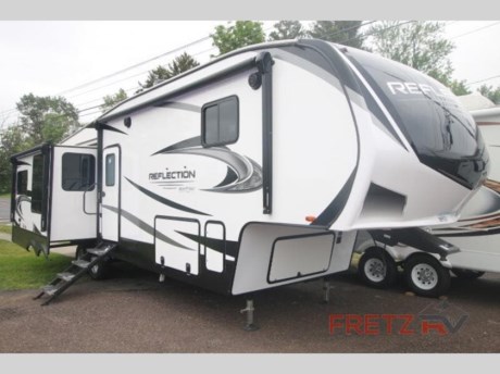 &lt;p&gt;&lt;strong&gt;Used Certified Pre-Owned 2022 Grand Design Reflection 337RLS Luxury Fifth 5th Wheel Camper for sale at Fretz RV&lt;/strong&gt;&lt;/p&gt; &lt;p&gt;&#160;&lt;/p&gt; &lt;p&gt;&lt;strong&gt;Grand Design Reflection fifth wheel 337RLS highlights:&lt;/strong&gt;&lt;/p&gt; &lt;ul&gt; &lt;li&gt;Rear Tri-Fold Sofa&lt;/li&gt; &lt;li&gt;Fireplace&lt;/li&gt; &lt;li&gt;Hutch&lt;/li&gt; &lt;li&gt;Theatre Seating&lt;/li&gt; &lt;li&gt;Premium Congoleum Flooring&lt;/li&gt; &lt;li&gt;Solar Package&lt;/li&gt; &lt;/ul&gt; &lt;p&gt;&#160;&lt;/p&gt; &lt;p&gt;You can enjoy a spacious rear living area in this RV with dual opposing slides offering you entertainment, kitchen amenities, seating and &lt;strong&gt;windows&lt;/strong&gt; for great views! The rear tri-fold sofa also converts into extra sleeping space for an extra guest or two, just like the &lt;strong&gt;booth dinette&lt;/strong&gt; does. Yet you might like to add the free standing dinette option. There are theatre seats to enjoy while you place your drinks in the cupholders and watch the entertainment center with a 40&quot; LED HDTV and fireplace. The pantry is big enough to store your favorite snacks, and the &lt;strong&gt;kitchen island&lt;/strong&gt; will make meal prepping easier, plus there is a 16 cu. ft. refrigerator to store any leftovers. The full bathroom has a &lt;strong&gt;30&quot; x 48&quot; fiberglass shower&lt;/strong&gt; with a skylight above for natural lighting as you get ready and a linen closet to store your towels. The front private bedroom has a comfortable queen bed slide that can be switched out for the &lt;strong&gt;optional king bed&lt;/strong&gt;, a dresser with overhead cabinets, and a full wall wardrobe that is prepped to add the optional washer and dryer so that you can extend your camping trip with clean clothes!&lt;/p&gt; &lt;p&gt;&#160;&lt;/p&gt; &lt;p&gt;With any Reflection fifth wheels by Grand Design, you will have a &lt;strong&gt;165W solar panel&lt;/strong&gt; for off-grid camping and a 50 Amp charge controller and inverter prep, a&#160;&lt;strong&gt;Max Turn radius front cap&lt;/strong&gt; for easy towing around town and into your campsite, a Universal All-In-One Docking Station, &lt;strong&gt;unobstructed pass-through storage&lt;/strong&gt;, and Goodyear E-rated tires. Some other top features include a chef&#39;s kitchen with a 30&quot; stainless steel microwave and &lt;strong&gt;residential cooktop&lt;/strong&gt;, a USB charging station, and the ductless &quot;Evenflow&quot; heating system with no vents in the floor to collect debris. Each is constructed of high gloss gel coat exterior sidewalls, residential 5&quot; truss rafters, walk-on roof decking, a fiberglass and radiant foil roof and front cap insulation plus &lt;strong&gt;laminated aluminum framed&lt;/strong&gt; side walls, rear wall, roof and end walls in slide rooms. Choose luxury, value and towability over all the others, take home a Reflection of your good taste!&lt;/p&gt; &lt;p&gt;&#160;&lt;/p&gt; &lt;p&gt;We are a premier dealer for all 2021, 2022, 2023, and 2024&#160;Winnebago Minnie, Micro, Voyage, Hike, 100, FLX, Flex, Jayco Jay Flight, Eagle, HT, Jay Feather, Micro, White Hawk, Bungalow, North Point, Pinnacle, Talon, Octane, Seismic, SLX, OPUS, OP4, OP2, OP15, OPLite, Air Off Road, and TAXA Outdoors, Habitat, Overland, Cricket, Tiger Moth, Mantis, Ember RV and Skinny Guy Truck Campers.&#160;So, if you are in the York, Harrisburg, Lancaster, Philadelphia, Allentown, New Jersey, Delaware New York, or Maryland regions; stop by and browse our huge RV inventory today.&#160;Fretz RV has been a Jayco Dealer Partner for over 40 years, Winnebago Dealer Partner for over 30 Years.&lt;/p&gt; &lt;p&gt;These campers come in as Travel Trailers, Fifth 5th Wheels, Toy Haulers, Pop Ups, Hybrids, Tear Drops, and Folding Campers. These Brands are at the top of their class. Camper floorplans come with anywhere between zero to 5 slides. Most can be pulled with a &#189; ton truck, SUV or Minivan. If you are not sure if you can tow certain weights, you can contact us or you can get tow ratings from Trailer Life towing guide.&lt;/p&gt; &lt;p&gt;We also carry used and Certified Pre-owned brands like Forest River, Salem, Mobile Suites, DRV, Sol Dawn Intech, T@B, T@G, Dutchmen, Keystone, KZ, Grand Design, Reflection, Imagine, Passport, Lance Freedom Lite, Freedom Express, Flagstaff, Rockwood, Casita, Scamp, Cedar Creek, Montana, Passport, Little Guy, Coachmen, Catalina, Cougar, Springdale, Sunset Trail, Raptor, Gulf Stream and Airstream, and are always below NADA values. We take all types of trades. When it comes to campers, we are your full-service stop. With over 75 years in business, we have built an excellent reputation in the Recreational Vehicle and Camping industry to our customers as well as our suppliers and manufacturers.&#160;With our participation in the Hershey RV Show every year we are able to display the newest product with great savings to customers! At Fretz RV we have a 12,000 Sq. Ft showroom, a huge RV&#160;Parts and Accessories store. We have added a 30,000 square foot Indoor Service Facility that opened in the Spring of 2018. We have full Service and Repair shop with RVIA Certified Technicians. &#160;Financing available. We have RV Insurance through Geico and Progressive that we can provide instant quotes, RV Warranties through Compass and XtraRide, and RV Rentals. We have detailed videos on RVTrader, RVT, Classified Ads, eBay, RVUSA and Youtube. Like us on Facebook. Check out our great Google and Dealer Rater reviews at Fretz RV. We are located at 3479 Bethlehem Pike,&#160;Souderton,&#160;PA&#160;18964&#160;215-723-3121&#160;&lt;/p&gt; &lt;p&gt;#RV #GoCamping #GoRVing #1 #Used #New #PaDealer #Camping&lt;/p&gt;&lt;ul&gt;&lt;li&gt;Front Bedroom&lt;/li&gt;&lt;li&gt;Rear Living Area&lt;/li&gt;&lt;li&gt;Kitchen Island&lt;/li&gt;&lt;/ul&gt;&lt;ul&gt;&lt;li&gt;RefrigeratorTVPower AwningMicrowaveStoveWater HeaterOvenNon-Smoking UnitFantastic FanA/CFireplace&lt;/li&gt;&lt;/ul&gt;