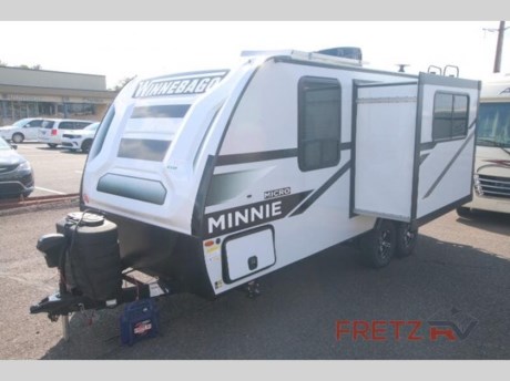 &lt;h2&gt;&lt;strong&gt;New 2023 Winnebago Micro Minnie 2108FBS Travel Trailer Camper for Sale at Fretz RV&lt;/strong&gt;&lt;/h2&gt; &lt;p&gt;&#160;&lt;/p&gt; &lt;p&gt;This unit includes 12V. holding tank pad heaters w/interior switch, 200 Watt Solar panel w/charge control monitor, Adventure Package, Convenience Package, power stablizing jacks, Goodyear tires, 8 cu. ft. gas/electric refer &amp; EZ glide sofa sleeper w/hutch &amp; table.&#160;&#160;&lt;/p&gt; &lt;p&gt;&#160;&lt;/p&gt; &lt;p&gt;&lt;strong&gt;Winnebago Industries Towables Micro Minnie travel trailer 2108FBS highlights:&lt;/strong&gt;&lt;/p&gt; &lt;ul&gt; &lt;li&gt;Front RV Queen Bed&lt;/li&gt; &lt;li&gt;Full Rear Bath&lt;/li&gt; &lt;li&gt;Three Burner Cooktop&lt;/li&gt; &lt;li&gt;Patio Speakers&lt;/li&gt; &lt;li&gt;USB Charging Ports&lt;/li&gt; &lt;/ul&gt; &lt;p&gt;&#160;&lt;/p&gt; &lt;p&gt;Experience compact luxury with the 2023 Winnebago Micro Minnie 2108FBS Travel Trailer. Designed for couples or small families, this camper offers a cozy sleeping area, efficient kitchenette, and modern amenities. Whether you’re exploring scenic campgrounds, embarking on weekend getaways, or hitting the open road, the Micro Minnie 2108FBS ensures comfort and convenience. Browse our inventory and start your journey today!&lt;/p&gt; &lt;p&gt;&#160;&lt;/p&gt; &lt;p&gt;Pack your bags and head to the campground with this travel trailer! You will love all that it has to offer from the &lt;strong&gt;full rear bathroom&lt;/strong&gt; with shower and a wardrobe for your clothes and linens to the front 60&quot; x 74&quot; RV queen bed with a &lt;strong&gt;wardrobe&lt;/strong&gt; on one side, a nightstand on the other, and a privacy curtain to draw at night. The 44&quot; x 72&quot; &lt;strong&gt;booth dinette slide&lt;/strong&gt; is not only a great place to enjoy your meals at or play card games, but it can also be transformed into an extra sleeping space if you want to bring along a guest. When you don&#39;t feel like making dinner, you can easily pop in some leftovers or a bag of popcorn into the &lt;strong&gt;convection&lt;/strong&gt;&#160;&lt;strong&gt;microwave&lt;/strong&gt; and relax while you watch a movie on the LED TV!&lt;/p&gt; &lt;p&gt;&#160;&lt;/p&gt; &lt;p&gt;Start out on your boundless journey in one of these Winnebago Industries Towables Micro Minnie travel trailers! Towing is made simple with the &lt;strong&gt;7&#39; width&lt;/strong&gt; to keep your Micro Minnie in your rear-view mirror. They don&#39;t lack in features either although they are &lt;strong&gt;compact&lt;/strong&gt; in size. The spacious galley including a sink, refrigerator, two burner cooktop, and even a microwave oven allows you to cook without compromise. You will not only enjoy the entertainment found indoors with an LED TV, a &lt;strong&gt;JBL premium sound system&lt;/strong&gt; and Aura Cube high performance mechless media center, but outdoors you will also enjoy the JBL premium speakers and a power awning with LED lighting. Each model also comes with &lt;strong&gt;flexible exterior storage&lt;/strong&gt; to make packing quick and easy. What are you waiting for, come choose your model today!&lt;/p&gt; &lt;p&gt;&#160;&lt;/p&gt; &lt;p&gt;We are a premier dealer for all 2022, 2023, 2024 and 2025&#160;Winnebago Minnie, Micro, M-Series, Access, Voyage, Hike, 100, FLX, Flex, Jayco Jay Flight, Eagle, HT, Jay Feather, Micro, White Hawk, Bungalow, North Point, Pinnacle, Talon, Octane, Seismic, SLX, OPUS, OP4, OP2, OP15, OPLite, Air Off Road, and TAXA Outdoors, Habitat, Overland, Cricket, Tiger Moth, Mantis, Ember RV Touring and Skinny Guy Truck Campers.&#160;So, if you are in the York, Harrisburg, Lancaster, Philadelphia, Allentown, New Jersey, Delaware New York, or Maryland regions; stop by and browse our huge RV inventory today.&#160;Fretz RV has been a Jayco Dealer Partner for over 40 years, Winnebago Dealer Partner for over 30 Years.&lt;/p&gt; &lt;p&gt;&#160;&lt;/p&gt; &lt;p&gt;These campers come in as Travel Trailers, Fifth 5th Wheels, Toy Haulers, Pop Ups, Hybrids, Tear Drops, and Folding Campers. These Brands are at the top of their class. Camper floorplans come with anywhere between zero to 5 slides. Most can be pulled with a &#189; ton truck, SUV or Minivan. If you are not sure if you can tow certain weights, you can contact us or you can get tow ratings from Trailer Life towing guide.&lt;/p&gt; &lt;p&gt;We also carry used and Certified Pre-owned brands like Forest River, Salem, Mobile Suites, DRV, Sol Dawn Intech, T@B, T@G, Dutchmen, Keystone, KZ, Grand Design, Reflection, Imagine, Passport, Lance Freedom Lite, Freedom Express, Flagstaff, Rockwood, Casita, Scamp, Cedar Creek, Montana, Passport, Little Guy, Coachmen, Catalina, Cougar, Springdale, Sunset Trail, Raptor, Gulf Stream and Airstream, and are always below NADA values. We take all types of trades. When it comes to campers, we are your full-service stop. With over 77 years in business, we have built an excellent reputation in the Recreational Vehicle and Camping industry to our customers as well as our suppliers and manufacturers.&#160;With our participation in the Hershey RV Show every year we can display the newest product with great savings to customers! Besides our online presence, at Fretz RV we have a 12,000 Sq. Ft showroom, a huge RV&#160;Parts, and Accessories store. We have added a 30,000 square foot Indoor Service Facility that opened in the Spring of 2018. We have a full Service and Repair shop with RVIA Certified Technicians. &#160;Financing available. We have RV Insurance through Geico Brown and Brown and Progressive that we can provide instant quotes, RV Warranties through Compass and Protective XtraRide, and RV Rentals. We have detailed videos on RVTrader, RVT, Classified Ads, eBay, RVUSA and Youtube. Like us on Facebook. Check out our great Google and Dealer Rater reviews at Fretz RV. We are located at 3479 Bethlehem Pike,&#160;Souderton,&#160;PA&#160;18964&#160;215-723-3121&#160;&lt;/p&gt; &lt;p&gt;#RV #GoCamping #GoRVing #1 #Used #New #PaDealer #Camping&lt;/p&gt;&lt;ul&gt;&lt;li&gt;Front Bedroom&lt;/li&gt;&lt;li&gt;Rear Bath&lt;/li&gt;&lt;/ul&gt;&lt;ul&gt;&lt;li&gt;Goodyear Tires12V Holding Tank Pad Heaters w/ Interior Switch200 Watt Solar Panel w/Charge Control MonitorAdventure PackageCONVENIENCE PKGPower Stab Jacks8 CF ReferEZ Glide Sofa Sleeper w/Hutch &amp; Table&lt;/li&gt;&lt;/ul&gt;