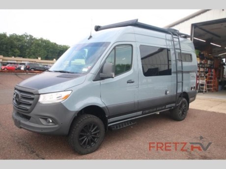 &lt;h2&gt;&lt;strong&gt;Used Certified Pre-Owned 2021 Storyteller Overland Stealth 4X4 Motorhome Off Road Camper Van for Sale at Fretz RV&lt;/strong&gt;&lt;/h2&gt; &lt;p&gt;&#160;&lt;/p&gt; &lt;p&gt;&lt;strong&gt;Storyteller Overland Class B diesel van Stealth MODE 4x4 highlights:&lt;/strong&gt;&lt;/p&gt; &lt;ul&gt; &lt;li&gt;12kWh M-Power Energy System&lt;/li&gt; &lt;li&gt;Mercedes Blue Grey Paint&lt;/li&gt; &lt;li&gt;Custom Emblems&lt;/li&gt; &lt;li&gt;Six USB Ports&lt;/li&gt; &lt;li&gt;Halo Shower System&lt;/li&gt; &lt;li&gt;Intelligent Navigation&lt;/li&gt; &lt;/ul&gt; &lt;p&gt;&#160;&lt;/p&gt; &lt;p&gt;Let this Storyteller Overland AWD Class B diesel van with &lt;strong&gt;on-demand 4WD&lt;/strong&gt; capabilities be your big story to tell! This model comes with everything you need wrapped up in a fun &lt;strong&gt;stealth graphics package&lt;/strong&gt;! The custom emblems and Mercedes blue grey paint are an attractive base for the convenient features found inside, like the &lt;strong&gt;hot water recirculation system&lt;/strong&gt;, the stainless steel microwave, the dimmable LED ceiling lights, the magnetic privacy shades, the &lt;strong&gt;swing-arm dinette table&lt;/strong&gt;, and the heated/swivel cab seats. It will also be amazing to find a a 10&quot; touchscreen MBUX multimedia system and &lt;strong&gt;smartphone wireless charging&lt;/strong&gt; up in the cab area, and the portable induction cooktop is going to be extremely helpful for making meals when you&#39;re hungry.&#160; And, when you want to spend more time off-grid, the &lt;strong&gt;12kWh M-Power Energy System&lt;/strong&gt; that features a 3600w inverter will easily power your air conditioner all night long!&lt;/p&gt; &lt;p&gt;&#160;&lt;/p&gt; &lt;p&gt;Live free, explore endlessly, and tell better stories with the Storyteller Overland Class B diesel van! With a &lt;strong&gt;4x4 all-wheel drive&lt;/strong&gt; and 3.0L V6 turbo diesel engine, the Storyteller Overland is always ready to go whenever you are! You can travel with complete peace of mind knowing that each van meets all of the qualifications for the various and rigorous safety tests, so it is safe. But the Storyteller Overland is also fun and rugged with its tubular side-mount ladder, rugged roof rack with sonic wedge deflector, powered awning with dimmable LED lights, &lt;strong&gt;portable toilet&lt;/strong&gt;, outside shower, and &lt;strong&gt;portable Bluetooth speaker&lt;/strong&gt;. With a fresh update for the new year, some of the items that you will now find on the Storyteller Overland are the increased counter space, a bigger and deeper sink, a more-efficient air conditioner, &lt;strong&gt;bug screens on the doors&lt;/strong&gt;, and additional USB outlets.&lt;/p&gt; &lt;p&gt;&#160;&lt;/p&gt; &lt;p&gt;Fretz RV, the nations premier dealer for all 2021, 2022, 2023 and 2024 Leisure Travel, Wonder, Unity, Pleasure-Way Plateau, Rekon, Tofino, Ontour, AWD, Ascent, Winnebago Spirit, Sunstar, Travato, Navion, Solis Pocket, 59P 59PX, Revel, Jayco, Greyhawk, Redhawk, Solstice, Alante, Precept, Melbourne, Swift, Terrain, Seneca, Coachmen Galleria, Nova, Beyond, Renegade Vienna, Roadtrek Zion, SRT, Agile, Play, Slumber, Chase, and our newest line Storyteller Overland Mode, Stealth and Beast 4x4 Off-Road motorhomes So, if you are in the York, Harrisburg, Lancaster, Philadelphia, Allentown, New Jersey, Delaware New York, or Maryland regions; stop by and browse our huge RV inventory today.&#160;Fretz RV has been a Jayco Dealer Partner for over 40 years, Winnebago Dealer Partner for over 30 Years and the oldest Roadtrek Dealer Partner in North America for over 40 years!&lt;/p&gt; &lt;p&gt;&#160;&lt;/p&gt; &lt;p&gt;These campers come on the Dodge Ram ProMaster, Ford Transit, and the Mercedes diesel sprinter chassis. These luxury motor homes are at the top of its class. These motor coaches are considered a class B, Class B+, Class C, and Class A. These high end luxury coaches come in various different floorplans.&#160;&lt;/p&gt; &lt;p&gt;&#160;&lt;/p&gt; &lt;p&gt;We also carry used and Certified Pre-owned RVs like Airstream, Wayfarer, Midwest, Chinook, Phoenix Cruiser, Activ, Hymer, Born Free, Rialto, Vista, VW, Midwest, Coach House, Sportsmobile, Monaco, Newmar, Itasca, Fleetwood, Forest River, Freelander, Allegro Thor Motor Coach, Coachmen, Tiffin,&#160;and are always below NADA values.&#160;We take all types of trades. When it comes to campers, we are your full-service stop. With over 76 years in business, we have built an excellent reputation in the Recreational Vehicle and Camping industry to our customers as well as our suppliers and manufacturers. With our participation in the Hershey RV Show every year we are able to display the newest product with great savings to customers! At Fretz RV we have a 12,000 Sq. Ft showroom, a huge RV&#160;Parts and Accessories store. &#160;We have full Service and Repair shop with RVIA Certified Technicians. Bank financing available. We have RV Insurance through Geico and Progressive that we can provide instant quotes, RV Warranties through Compass and XtraRide, and RV Rentals. We have detailed videos on RVTrader, RVT, Classified Ads, eBay, RVUSA and Youtube. Like us on Facebook. Check out our great Google and Dealer Rater reviews at Fretz RV. We are located at 3479 Bethlehem Pike,&#160;Souderton,&#160;PA&#160;18964&#160;215-723-3121. Call for details.&#160;#RV #GoCamping #GoRVing #1 #Used #New #PaDealer #Camping&lt;/p&gt;&lt;ul&gt;&lt;li&gt;&lt;/li&gt;&lt;/ul&gt;&lt;ul&gt;&lt;li&gt;Power AwningMicrowaveWater HeaterStove Top BurnerInverterFantastic FanSolar PanelsShowerToiletA/CBack-up Camera/MonitorRefrigerator&lt;/li&gt;&lt;/ul&gt;