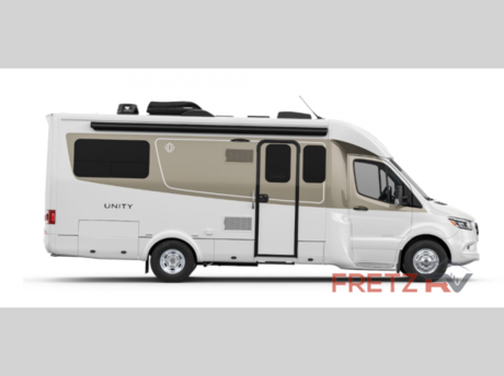 &lt;h2&gt;&lt;strong&gt;New 2024 Leisure Travel Unity 24RL Class B+ Motorhome Camper for Sale At Fretz RV&lt;/strong&gt;&lt;/h2&gt; &lt;p&gt;&#160;&lt;/p&gt; &lt;p&gt;&lt;strong&gt;The Leisure Travel Unity class B+ diesel motorhome U24RL highlights:&lt;/strong&gt;&lt;/p&gt; &lt;ul&gt; &lt;li&gt;Rear Lounge Sofa&lt;/li&gt; &lt;li&gt;Murphy Bed&lt;/li&gt; &lt;li&gt;Generous Galley&lt;/li&gt; &lt;li&gt;Separate Living Spaces&lt;/li&gt; &lt;li&gt;Recessed Garbage Can&lt;/li&gt; &lt;/ul&gt; &lt;p&gt;&#160;&lt;/p&gt; &lt;p&gt;You will enjoy the two distinct living spaces&#160;with this Unity Class B+ diesel motorhome as you travel to all of your favorite locations. The dinette in front serves for dining and sleeping when converted into the &lt;strong&gt;optional front bed&lt;/strong&gt; with the use of the front &lt;strong&gt;swivel captain&#39;s chairs&lt;/strong&gt; for support. This is the perfect spot for when the grandchildren or guests come along. In back, you will find a comfortable lounge area with a 28&quot; TV for inside entertainment plus a Murphy bed&#160;which easily converts the space into a bedroom that can be hidden away in the wall once morning arrives. The stainless steel &lt;strong&gt;convection microwave&lt;/strong&gt; and the large &lt;strong&gt;pull-out pantry&lt;/strong&gt; make it easy to create your delicious meals.&lt;/p&gt; &lt;p&gt;&#160;&lt;/p&gt; &lt;p&gt;Each Unity Class B+ diesel motorhome by Leisure Travel sits on a durable Mercedes-Benz Sprinter 3500 dual rear wheel chassis with a &lt;strong&gt;3.0L V6 turbo diesel engine&lt;/strong&gt; to power your adventures. The powder coated steel undercarriage support structure and &lt;strong&gt;vacuum-bonded construction&lt;/strong&gt; provide a coach that will last for years, and there are eight sleek exterior paint options to make the coach your own. You&#39;ll love driving the Unity with its electronic stability control, adaptive cruise control, and &lt;strong&gt;driving assist package&lt;/strong&gt; for added safety. The luxurious interior includes Ultraleather furniture, a contoured &lt;strong&gt;solid surface Corian countertop&lt;/strong&gt; in the kitchen, new decor options, plus many more comforts. All of your power need will be met with dual 6V AGM coach batteries, plus a 2000W pure sine inverter and a 30 Amp power cord. And you can be sure to stay comfortable year around with a 16,000 BTU furnace and a low profile 15,000 BTU ducted A/C with a heat pump.&#160;&lt;/p&gt; &lt;p&gt;&#160;&lt;/p&gt; &lt;p&gt;Fretz RV, the nations premier dealer for all 2022, 2023, 2024 and 2025&#160; Leisure Travel, Wonder, Unity, Pleasure-Way Plateau TS FL, XLTS, Ontour 2.2, 2.0 , AWD, Ascent, Winnebago Spirit, Sunstar, Travato, Navion, Porto, Solis Pocket, 59P 59PX, Revel, Jayco, Greyhawk, Redhawk, Solstice, Alante, Precept, Melbourne, Swift, Terrain, Seneca, Coachmen Galleria, Nova, Beyond, Renegade Vienna, Roadtrek Zion, SRT, Agile, Pivot, &#160;Play, Slumber, Chase, and our newest line Storyteller Overland Mode, Stealth and Beast 4x4 Off-Road motorhomes So, if you are in the York, Harrisburg, Lancaster, Philadelphia, Allentown, New Jersey, Delaware New York, or Maryland regions; stop by and browse our huge RV inventory today.&#160;Fretz RV has been a Jayco Dealer Partner for over 40 years, Winnebago Dealer Partner for over 30 Years and the oldest Roadtrek Dealer Partner in North America for over 40 years!&lt;/p&gt; &lt;p&gt;&#160;&lt;/p&gt; &lt;p&gt;These campers come on the Dodge Ram ProMaster, Ford Transit, and the Mercedes diesel sprinter chassis. These luxury motor homes are at the top of its class. These motor coaches are considered class B, Class B+, Class C, and Class A. These high-end luxury coaches come in various different floorplans.&#160;&lt;/p&gt; &lt;p&gt;We also carry used and Certified Pre-owned RVs like Airstream, Wayfarer, Midwest, Chinook, Phoenix Cruiser, Grech, Born Free, Rialto, Vista, VW, Midwest, Coach House, Sportsmobile, Monaco, Newmar, Itasca, Fleetwood, Forest River, Freelander, Tiffin Allegro Thor Motor Coach, Coachmen, and are always below NADA values.&#160;We take all types of trades. When it comes to campers, we are your full-service stop. With over 77 years in business, we have built an excellent reputation in the Recreational Vehicle and Camping industry to our customers as well as our suppliers and manufacturers. With our participation in the Hershey RV Show every year we can display the newest product with great savings to customers! Besides our presence online, at Fretz RV we have a 12,000 Sq. Ft showroom, a huge RV&#160;Parts, and Accessories store. &#160;We have a full Service and Repair shop with RVIA Certified Technicians. Bank financing available. We have RV Insurance through Geico Brown and Brown and Progressive that we can provide instant quotes, RV Warranties through Compass and Protective XtraRide, and RV Rentals. We have detailed videos on RVTrader, RVT, Classified Ads, eBay, RVUSA and Youtube. Like us on Facebook. Check out our great Google and Dealer Rater reviews at Fretz RV. We are located at 3479 Bethlehem Pike,&#160;Souderton,&#160;PA&#160;18964&#160;215-723-3121. Call for details.&#160;#RV #GoCamping #GoRVing #1 #Used #New #PaDealer #Camping&lt;/p&gt;&lt;ul&gt;&lt;li&gt;Murphy Bed&lt;/li&gt;&lt;/ul&gt;